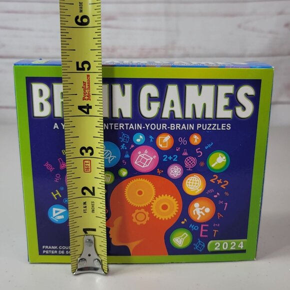 Brain Games Calendar 2024 6x5" Daily Desktop Calendar New Page Every Day Ink NEW - Picture 8 of 9